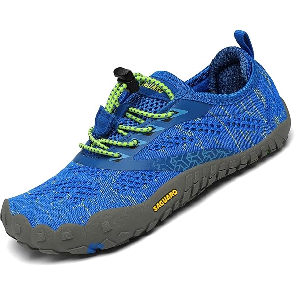 ZEPYFXIT Blotevoetenschoenen voor kinderen, uniseks, blotevoetenschoenen voor jongens en meisjes, brede teenbox, minimalistisch, antislip, wandelschoenen, klittenbandsluiting, trailschoenen, wit, 32