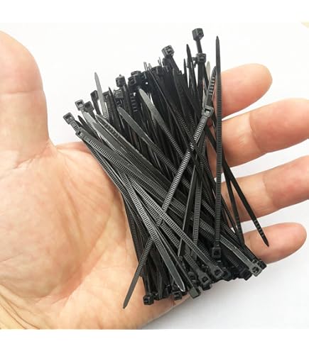 Ajile LIS110-M Fascette Stringicavo In Nylon 2,4x100 Mm - Confezione Da 100 Pezzi, Colore Nero - 3