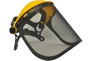 Viwanda Pro-Gesichtsschutz mit Maschenvisier, (großes 40x20cm Maschenvisier) CE EN1731