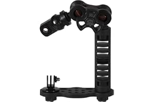 Platine Stabilisateur de Plongee sous-Marine GO-Tray avec Poignée à Boule de 25 mm et Terminaison YS pour Compact Caméra Et Caméra d'action pour GoPro FLEX-ARM GOTR07