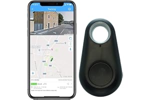 GENERIC ReFind Smart Tracker for Android and iPhone. Mini GPS Tag Bluetooth 5.0 Key Finder. Samsung AirTag Alternative for Keys, Pets, Wallets and Luggage (Black)