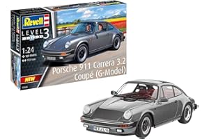 Revell 07688 Porsche 911 Carrera 3.2 Coupé (Modelo G) Escala 1:24 Kit de modelo de plástico sin construir/sin pintar