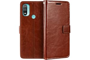 SHANTIME PU Leather Phone Wallet Case Compatible with Motorola Moto E20, Magnetic Flip Cover with Card Slots, Full Protection and Stand Function