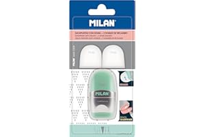 Milan Erasers, White, Small