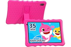 Tibuta Kinder Tablet 10 Zoll, Android 13 Tablet für Kinder, 4GB RAM+32GB ROM, 1280x800 LCD Touchscreens, 5000mAh, WLAN 5, BT5.0, Dual Kamera, (Rosa)