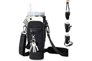 MPXEAVG Sac Stanley Cup 1.2 L, Stanley Cup Accessoires, Accessoires Stanley Cup, avec Sangle et Poche pour Téléphone Pochette, pour la randonnée, la Course, Le Cyclisme