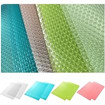 8 Tapis Frigo LATRAT Silicone Découpable - Antidérapant 45x29cm - Organisateur Range-Frigo