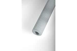 Clairefontaine 95676C - Medium Flute Corrugated Board Roll 300g/m² - Format 50x70 cm - Creative leisure - DIY, Handicraft, Cardboard - Silver Colour Crafts