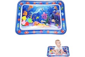 ZEHAN ZITONG Wassermatte Baby Wasserspielmatte Spielzeug,Aufblasbare Spielmatten, Spielmatte befüllbar mit Wasser, Baby Spielzeuge 3 6 9 Monate, tolle Geschenkidee für Neugeborene