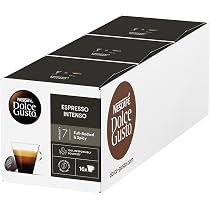 NESCAFÉ DOLCE GUSTO Espresso Intenso Kaffeekapseln 3er Pack (3 x ...