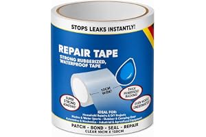 ATG® Poolreparationssats under vatten – transparent vattentät tejp 10×150 cm, självhäftande reparationstejp för poolfolie, PV