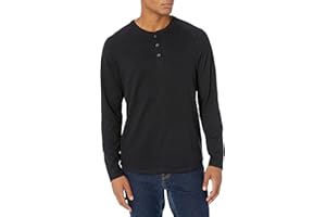 Amazon Essentials Homme Chemise à Col Tunisien à Manches Longues Coupe Classique (Grandes Tailles Disponibles)