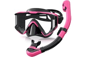 ‎ZELIGERSTAR Zeligerstar Adult Snorkel Set, Diving Goggles with Snorkel, 3-Window Snorkel Mask, Anti-Fog, Anti-Leak, Professional Adult Snorkeling Set for Snorkelling, Swimming and Diving