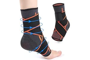 AHLMA Chevillere de Maintien Sport Chevillere Ligamentaire Chevillère Football Chevillère de Maintien Sport Sport Compression Chevillère Chevillère Boxe Convient pour la Course à Pied et Cyclisme