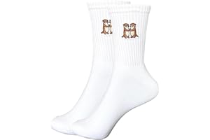 Eye-Catcher Socken Kollektion – Lustige Baumwollsocken Unisex mit gestickten Motiven – Retro Statement Socken für Damen & Herren – Verschiedene Designs wie Banane, Cupcake, Zitrone & mehr
