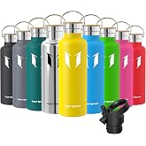 Super Sparrow Doppia Parete in Acciaio Inox Coibentato Bottiglia di Acqua -750ml - Isolante Della Borraccia - Perfetto Thermo
