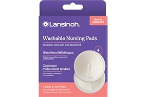 Lansinoh I Coussinets d'allaitement lavables x4
