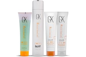 ‎GK HAIR GK HAIR Global Keratin The Best Professional Hair 300ml Kit Straightening, Smoothing Treatment for Silky Smooth Natural