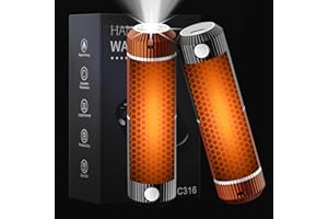 WOTHFAV Scaldamani Ricaricabile 10000mAh, Scaldamani Elettrico Portatile USB, Scaldamani Magnetico 2 in 1, Riscaldamento Multilivello da 40-55°C, Ottimo per Campeggio, Escursionismo, Idee Regalo (5000mAh*2)