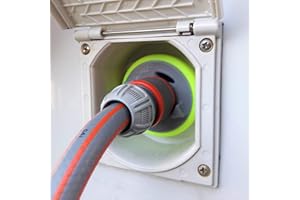 WATERTWIN Adaptateur de réservoir d'eau pour camping | Accessoire caravane campeur | Bouchon de réservoir d'eau avec connexion Gardena (adaptateur pour bouchon de réservoir 3 broches D: 68)