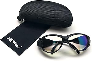 MCWlaser 1064nm Lunettes de Protection Sécurité Laser CE OD5+ Laser Safety Goggle Glasses For YAG DPSS Fiber Laser Engraving nettoyage laser Soudage Marquage UV Diode,ND:YAG Laser
