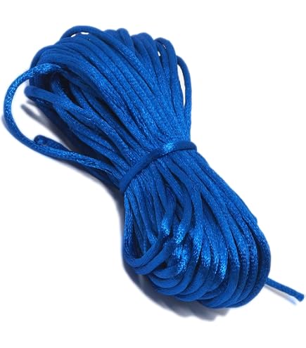 PH PandaHall 3 mm Cordoncino In Nylon Raso 16 Colori Cordoncino di Seta A Coda di Ratto 160 Yards Filo di Perline di Seta Albero di Natale per Braccialetto Dell'Amicizia Collana Nodo