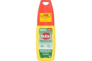 ‎AUTAN Autan Tropical Pumpspray, Mückenschutz für Körper & Gesicht, Travel Essentials, 1er Pack, (1 x 100 ml)