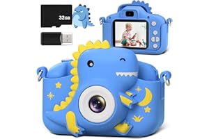 Camara Fotos Infantil, GREENKINDER Camara de Fotos para Niños con Pantalla de 2.0 Pulgadas,20MP & 1080P HD Cámaras Digital para Niños con 32GB TF Tarjeta,Juguetes de Cámara para Niños Niñas