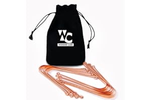 Wonder Care – Limpiador Ayurdedic de lengua 100 % antibacterial hecho de cobre para una óptima higiene bucal (3 piezas)