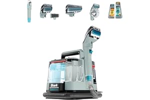 Shark StainStriker Stain & Spot Cleaner, Portable Carpet & Upholstery Cleaner for Pet Stains, Spills & Deep Cleaning, with Pet, Tough Stain & Crevice Tools, 2x Full-Size Formulas Included, PX200UKCP