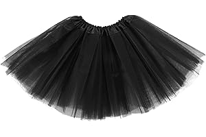 WLLHYF Jupe tutu à 3 couches en tulle à paillettes pour fille et femme - Pour bébé - Pour Noël, anniversaire