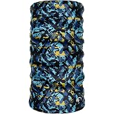 e taktik Extreme Dijital Desing Seamless +UV Mavi Renkli Desenli Boyunluk Bandana Buff Sa&ccedil; Bandı Maske Balaklava Toka
