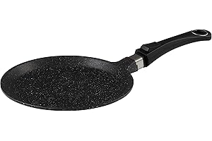 Pradel Excellence 52406M Stone Style Crepiera con 2 manici nera 24 cm