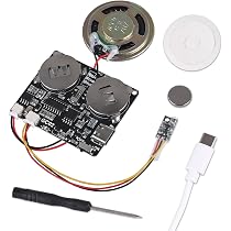 Modulo Audio MP3 Programmabile 8MB + Altoparlante E Batteria – Per Biglietti Musicali E Regali Fai Da Te