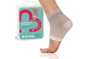 Feet BCN Calcetines Hidratantes de Silicona | Talones Agrietados, Calcetines Hidratantes, Pies Muy Secos | Para Caminar y Descansar | Eliminar Grietas y Fisuras. Talla U. 1 par. Lavable y Reutilizable