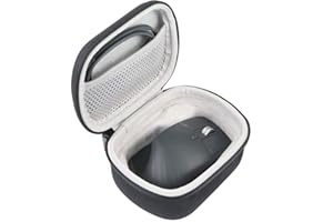 Khanka Dur Cas étui de Voyage Housse Porter pour Logitech MX Master 3S/Master 3 Souris sans Fil Avancée.(avec Poche en Filet)