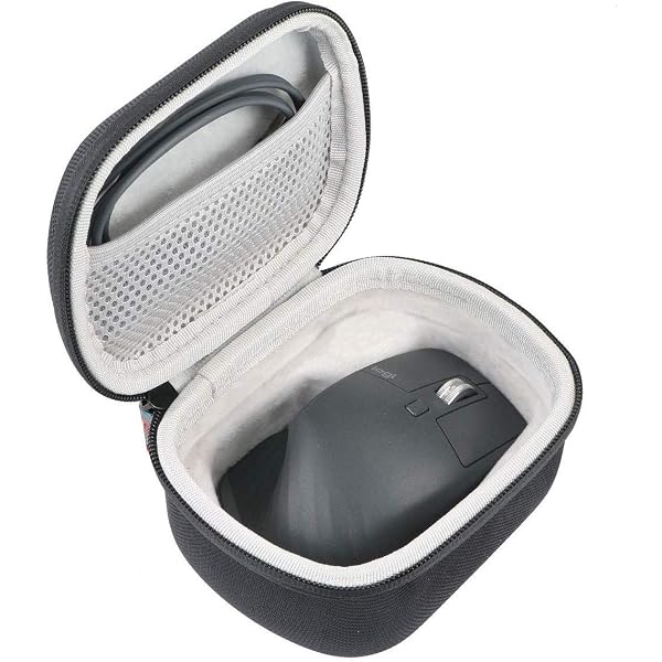 XANAD Custodia rigida in EVA per Logech MX Master 3/Master 3S/Master 2S Borsa protettiva da viaggio per mouse wireless  7