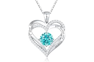 CDE Collane da donna Cuore in Argento Sterling 925, Gioielli Donna Regalo Amore per Lei, Regalo Moglie Festa della Mamma Compleanno Anniversario Regalo di Natale Valentin's Day Regalo di laurea