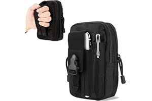 MORJCG Molle Pouches, Tactical Pouch, EDC Pouch, Belt Pouch, Military Backpack, Utility Pouch, Belt Pouches for Men, Compact Utility Belt Pouch, Army Molle Pouch, Waist Bag for Sports, Hiking, Camping