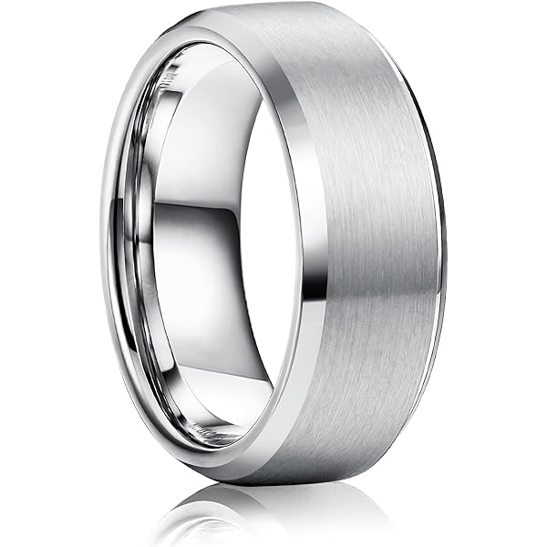 Anello Largo In Acciaio Inossidabile Nero – Lucidato A Specchio – Larghezza 10 Mm – Unisex – Misure 19-32