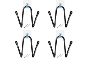 CAIRIAC Cowboy Hat Rack Hat Holder Hat Organizer Hat Wall Mount, Hat Hangers for Wall Display Storage Hooks for Hanging Cowboy Hats, Cowgirls Hats, Beach Hats, Western Hats, Straw Hats (Black)