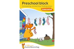 Kindergarten Activity Book from age 4 years - Line Tracing, connect-the-dots, spot the difference: for kids, boy and girl - Colourful puzzle block - fun educational learning: 731