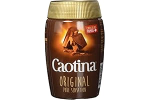 Chocolat à boire original Caotina, poudre de cacao avec le meilleur chocolat suisse, chocolat chaud durable et certifié, 200g