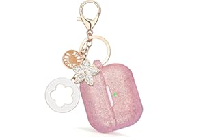 TELAIN Etui do Apple AirPods 4 AirPods 4 etui silikonowe etui ochronne dla kobiet, odporne na upadki, bezprzewodowe etui do ładowania z brokatowym brelokiem do kluczy AirPods 4. generacji