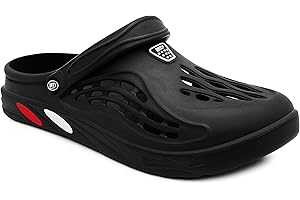 IMTY Mens Clogs Breathable Lightweight EVA Garden Sandals Slippers Hospital Clog Pool Shower Holiday Beach Mule Water Shoes