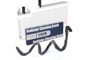 YODEN Heizkörper Reinigungsbürste - Heizungsbürste， Die ideale Vorbereitung für die Heizperiode，Heizkörper Reinigungsbürste verbessert Raumklima - Bürste für Heizungsreinigungsbürste Heizkosten sparen