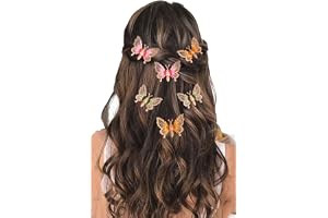 TEMPERIA Hair Accessories For Women Stylish for Wedding & Parties - Hair Pins for Women & Girls - Butterfly Hair Style Bridal