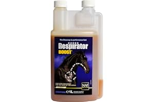 NAF Five Star Respirator Boost 1L – Advanced Respiratory Support for Horses – With Eucalyptus, MSM & Natural Antioxidants – Promotes Lung Health & Clear Breathing