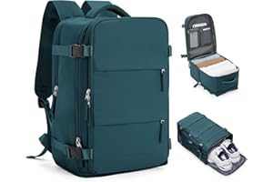 HPLQQ Zaino Ryanair 40x30x20 Zaino Sottovuoto da Viaggio con Pompa Aereo Bagaglio a Mano Easyjet 45x36x20 Borsa da Cabina per Uomo e Donna Lavoro e Scuola Casual Daypack Impermeabile