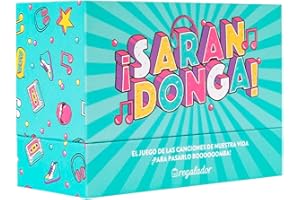 REGALADOR SARANDONGA, El Juego de Las Canciones de Nuestra Vida - Juego para 4-12 jugadores, Divertido para Jugar con Familia y Amigos. De los 60 a la actualidad